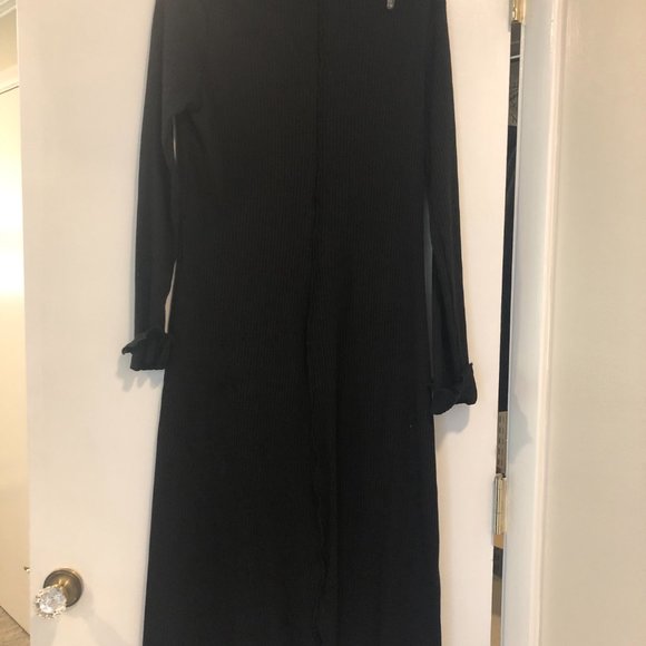 Metziahs Direct Black Midi Sweater Dress - Picture 2 of 2